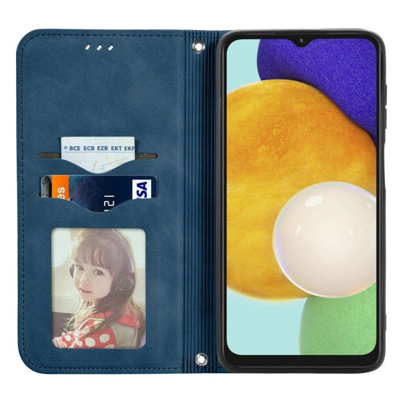 Flip Cover Samsung Galaxy A13 5G Skin-touch Design Vintage