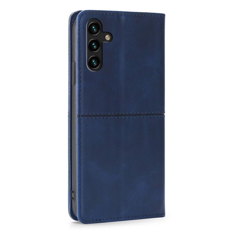 Flip Cover Samsung Galaxy A13 5G Style Cuir Couture