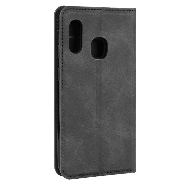 Flip Cover Samsung Galaxy A20e Effet Cuir Chic