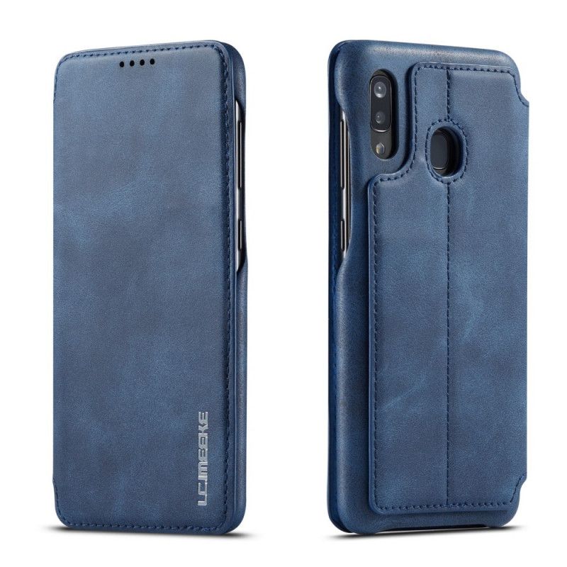 Flip Cover Samsung Galaxy A30 Lc.imeeke Effet Cuir