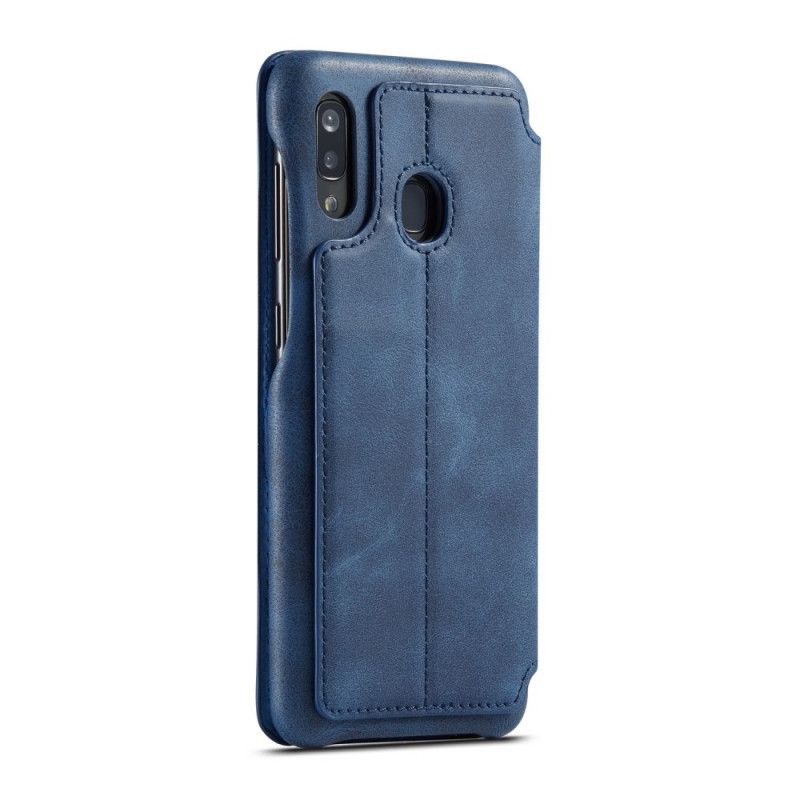 Flip Cover Samsung Galaxy A30 Lc.imeeke Effet Cuir