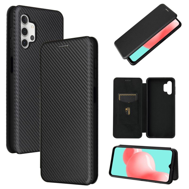 Flip Cover Samsung Galaxy A32 5g Fibre Carbone