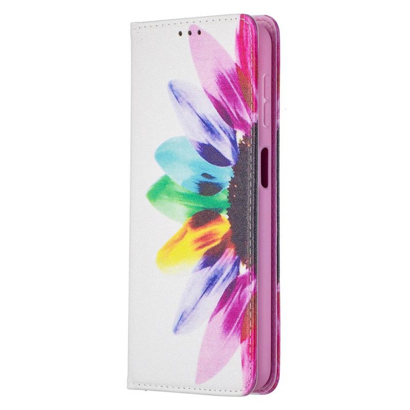 Flip Cover Samsung Galaxy A32 5g Fleur Aquarelle