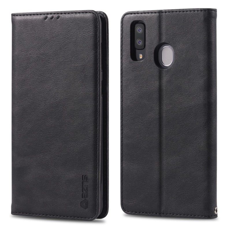 Flip Cover Samsung Galaxy A40 Azns Rétro