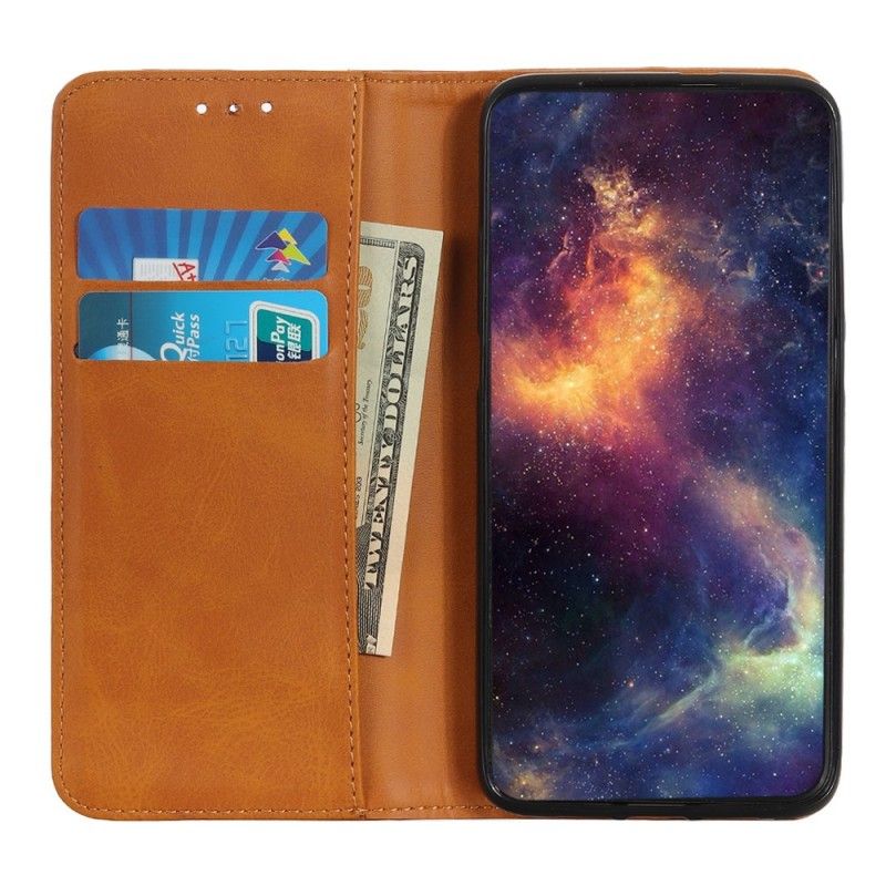 Flip Cover Samsung Galaxy A40 Cuir Fendu