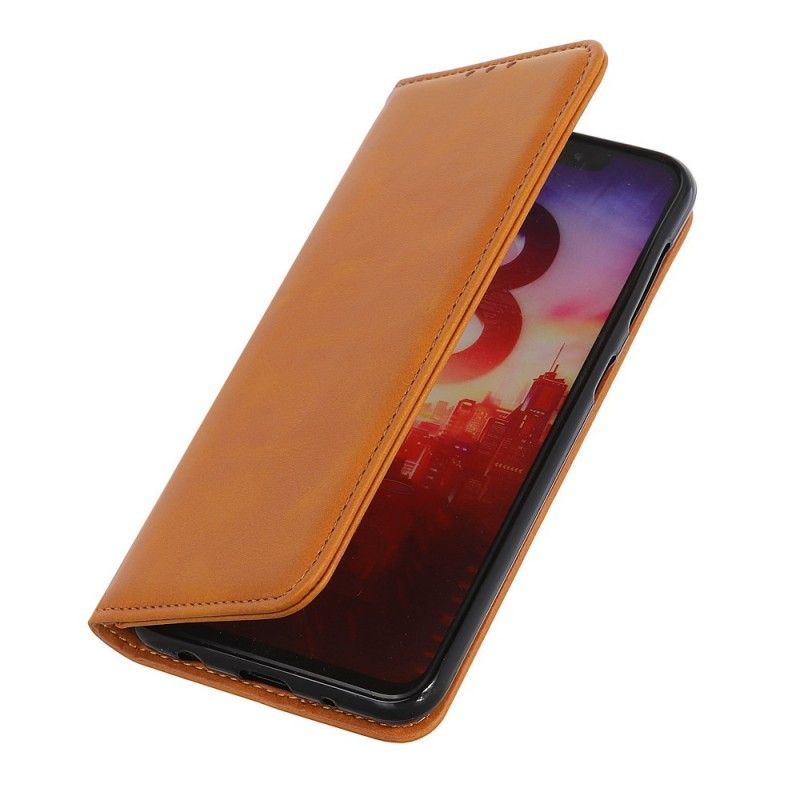 Flip Cover Samsung Galaxy A40 Cuir Fendu