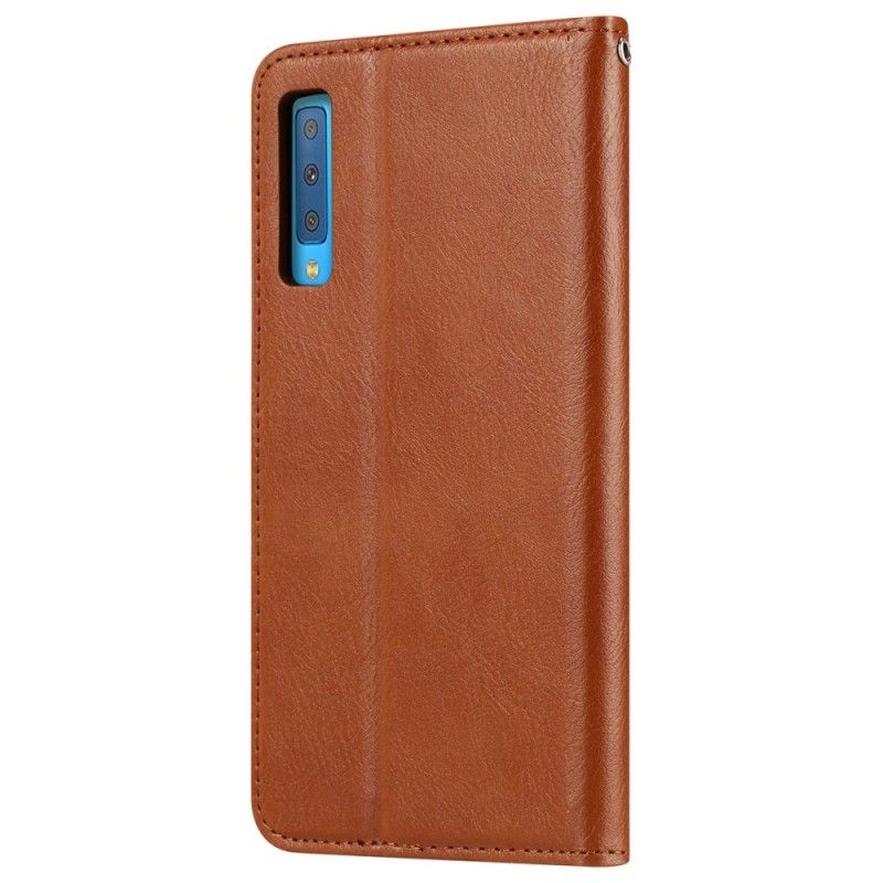 Flip Cover Samsung Galaxy A50 Simili Cuir Porte-cartes