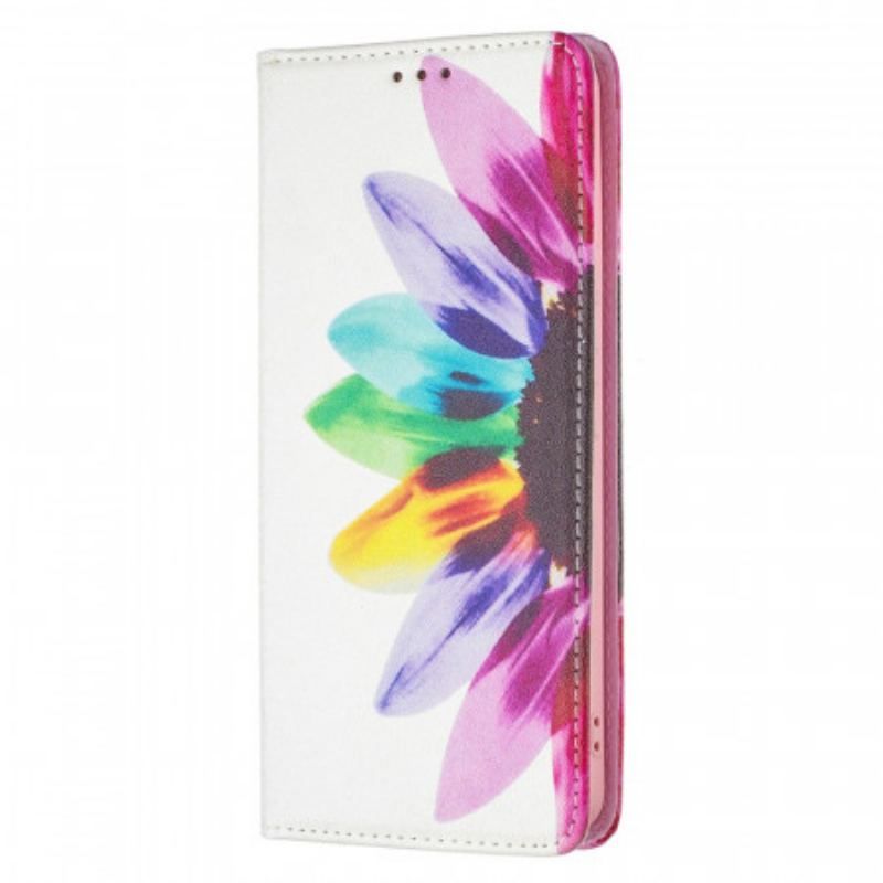 Flip Cover Samsung Galaxy A53 5G Fleur Aquarelle