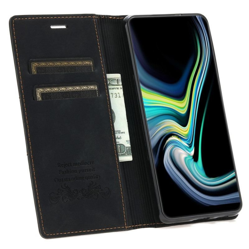 Flip Cover Samsung Galaxy A54 5G Style Cuir Couture