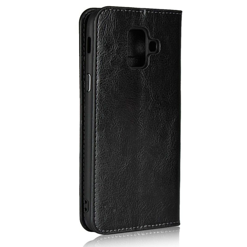 Flip Cover Samsung Galaxy A6 Plus Simili Cuir Ancien