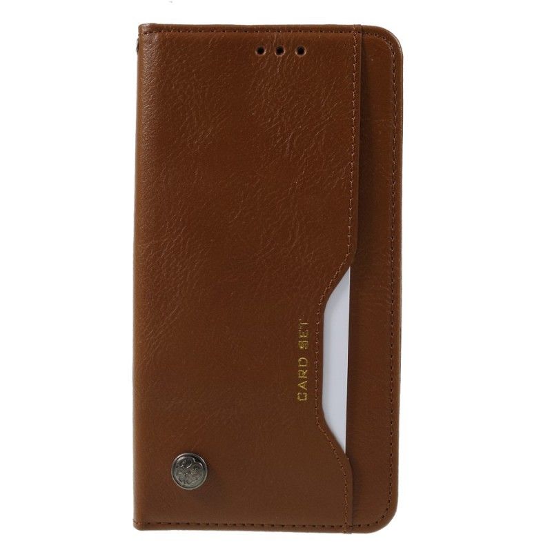 Flip Cover Samsung Galaxy A7 Simili Cuir Porte-cartes