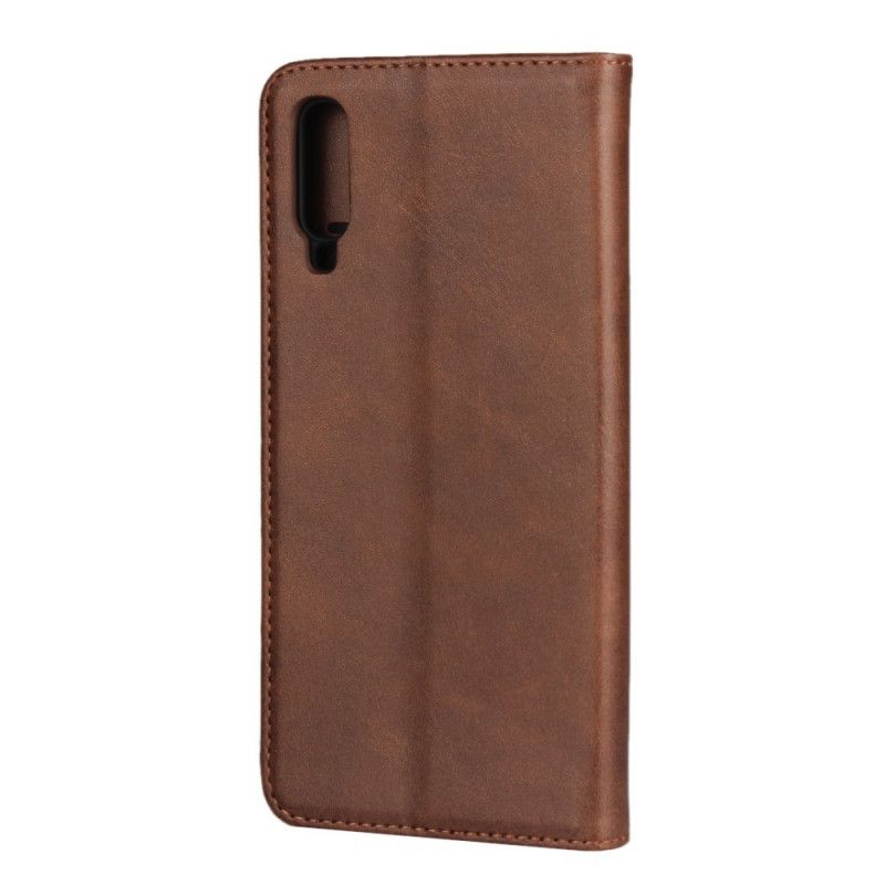 Flip Cover Samsung Galaxy A70 Style Cuir Sobriété