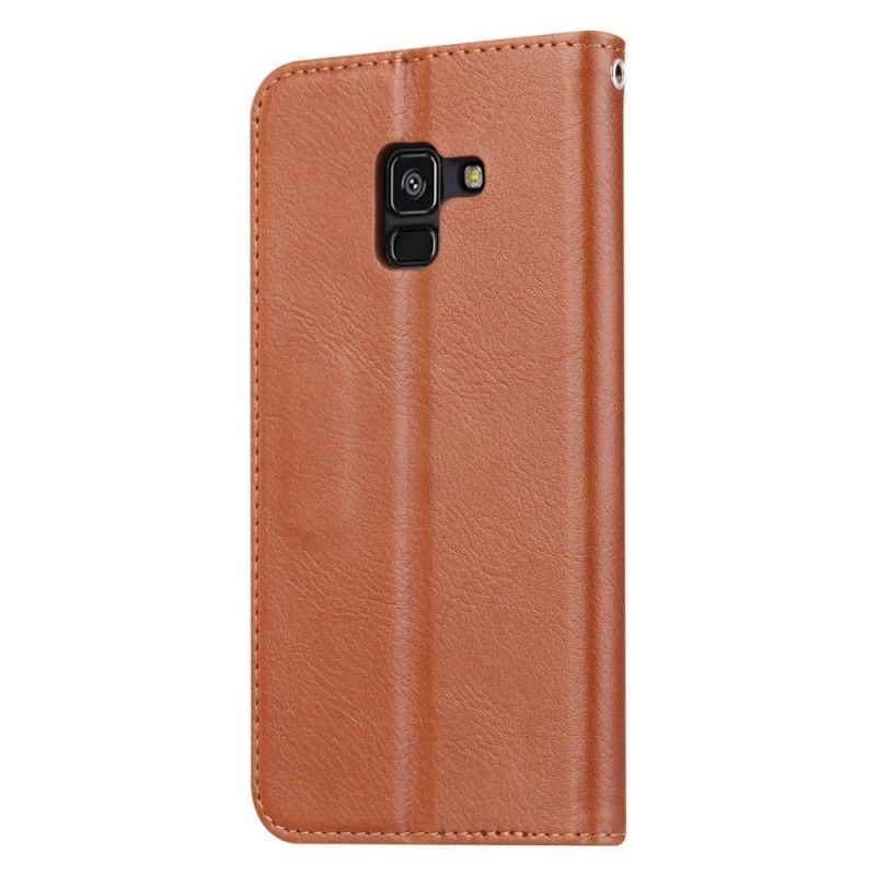 Flip Cover Samsung Galaxy A8 Simili Cuir Porte-cartes