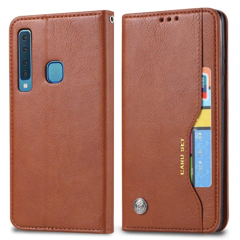 Flip Cover Samsung Galaxy A9 Simili Cuir Porte-cartes