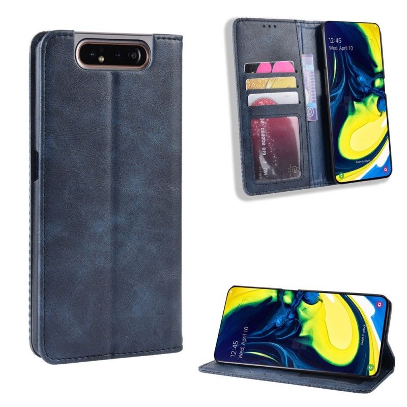 Flip Cover Samsung Galaxy A90 / A80 Simili Cuir Stylisé