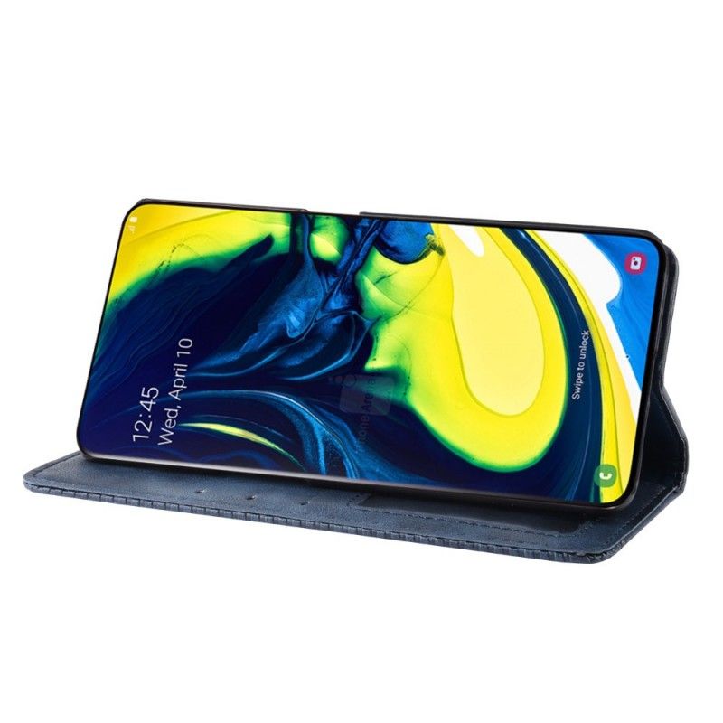Flip Cover Samsung Galaxy A90 / A80 Simili Cuir Stylisé