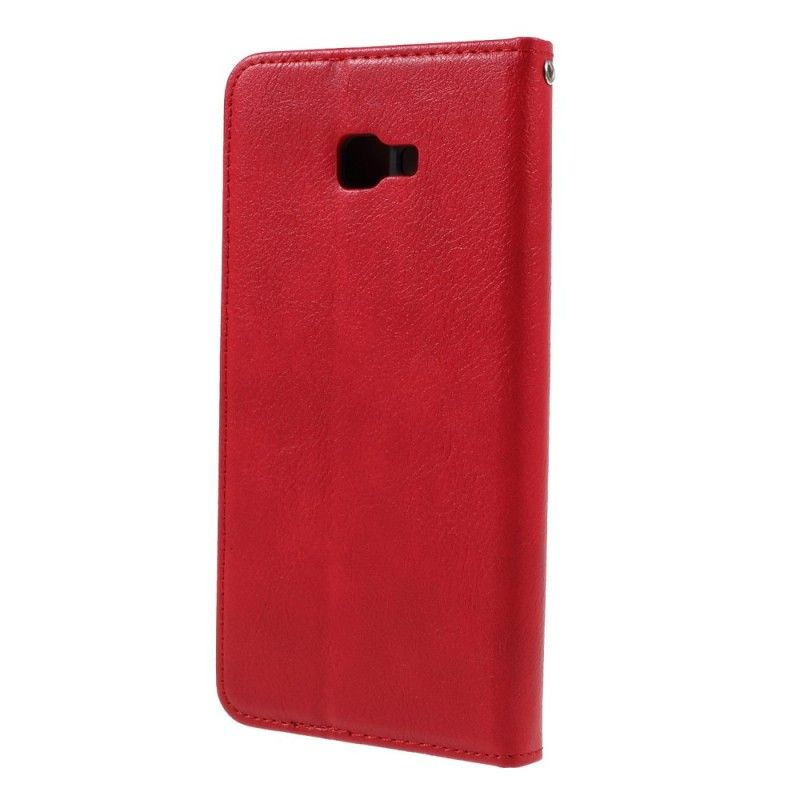 Flip Cover Samsung Galaxy J4 Plus Simili Cuir Porte-cartes