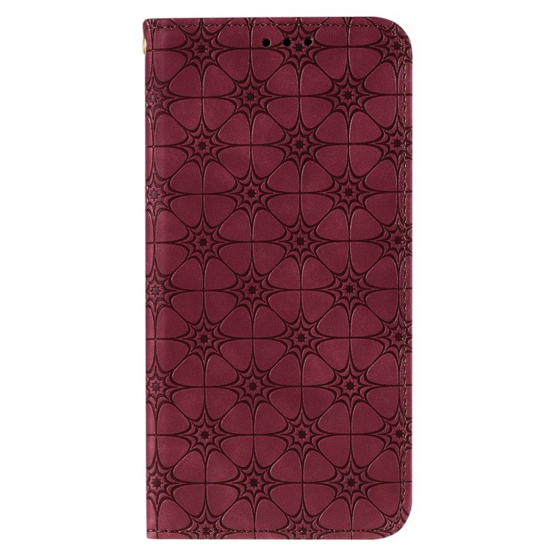 Flip Cover Samsung Galaxy M11 Fleurs Baroques