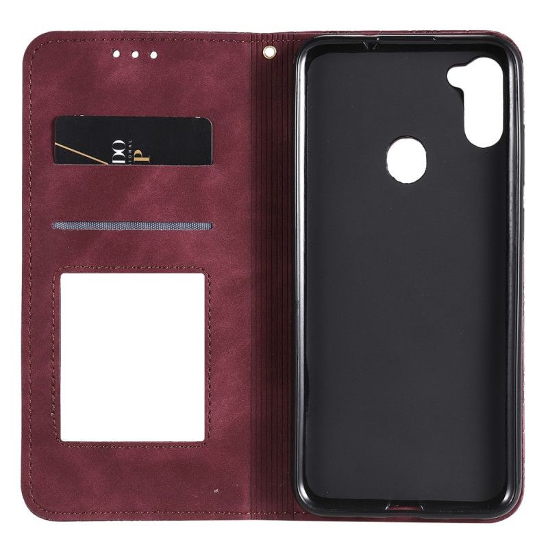 Flip Cover Samsung Galaxy M11 Fleurs Baroques