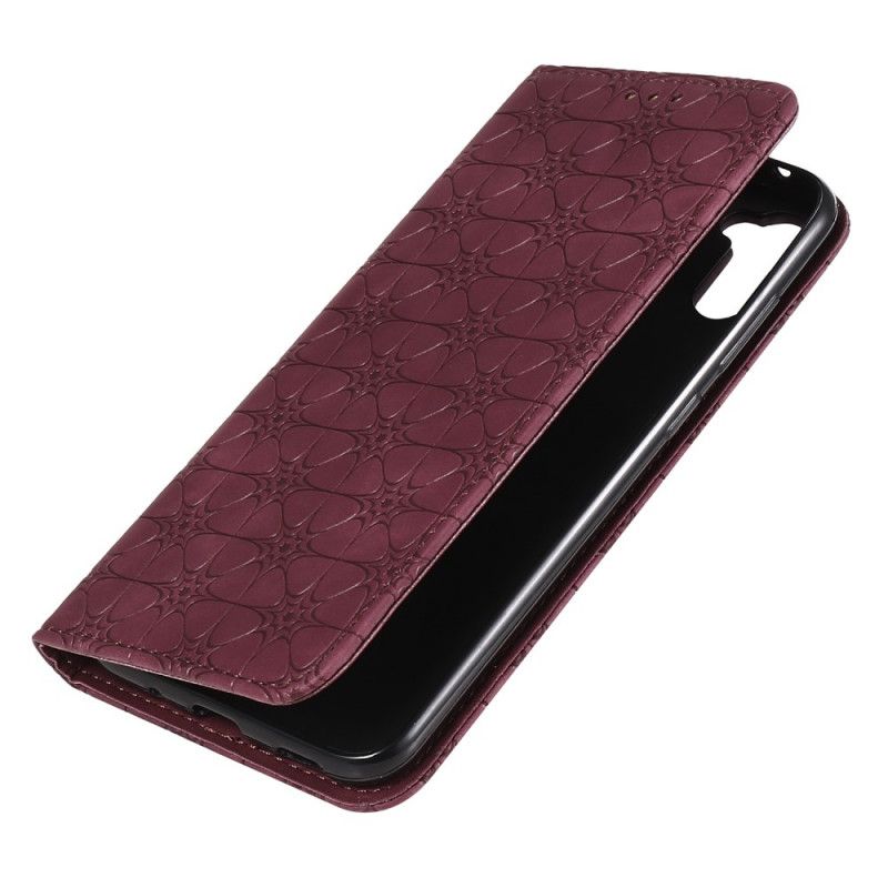 Flip Cover Samsung Galaxy M11 Fleurs Baroques