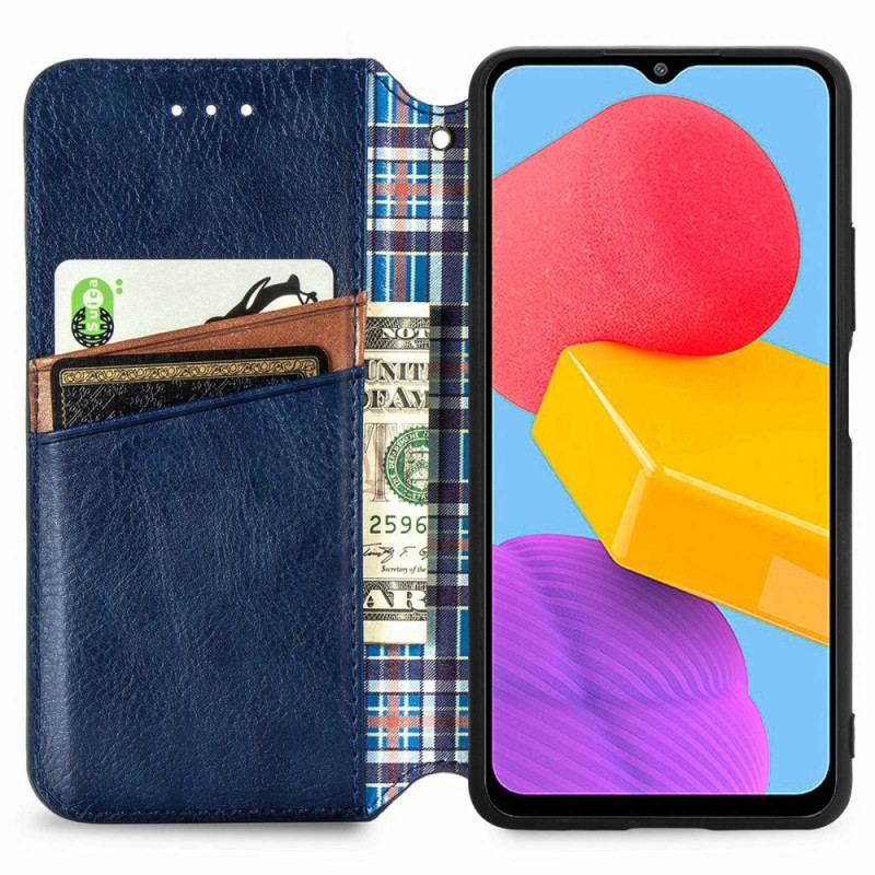 Flip Cover Samsung Galaxy M13 Effet Cuir Motif