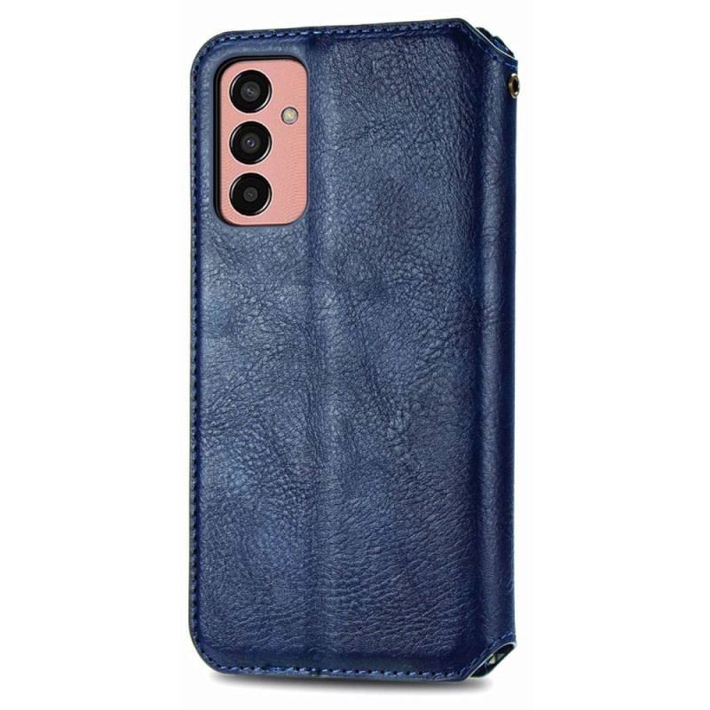 Flip Cover Samsung Galaxy M13 Effet Cuir Motif