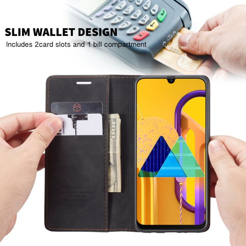 Flip Cover Samsung Galaxy M21 Caseme Simili Cuir