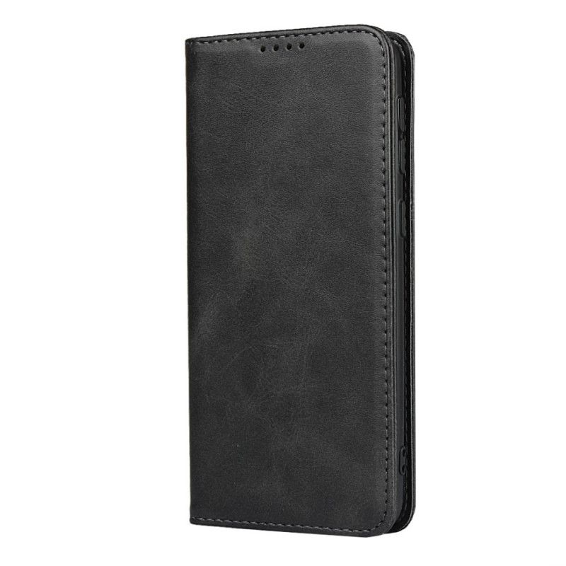 Flip Cover Samsung Galaxy M21 Cuir Fendu Élégance