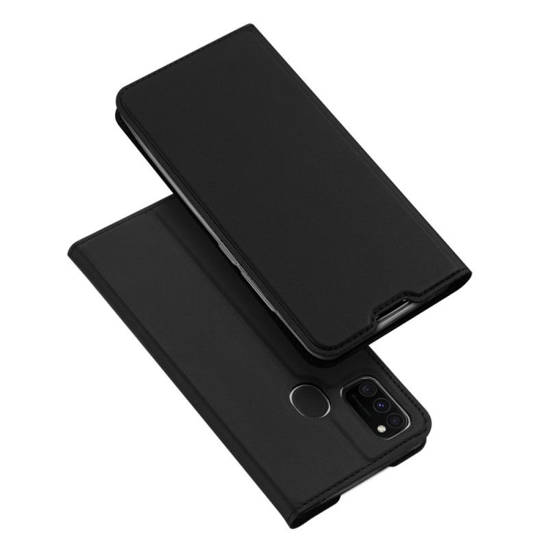 Flip Cover Samsung Galaxy M21 Skin Pro Dux Ducis