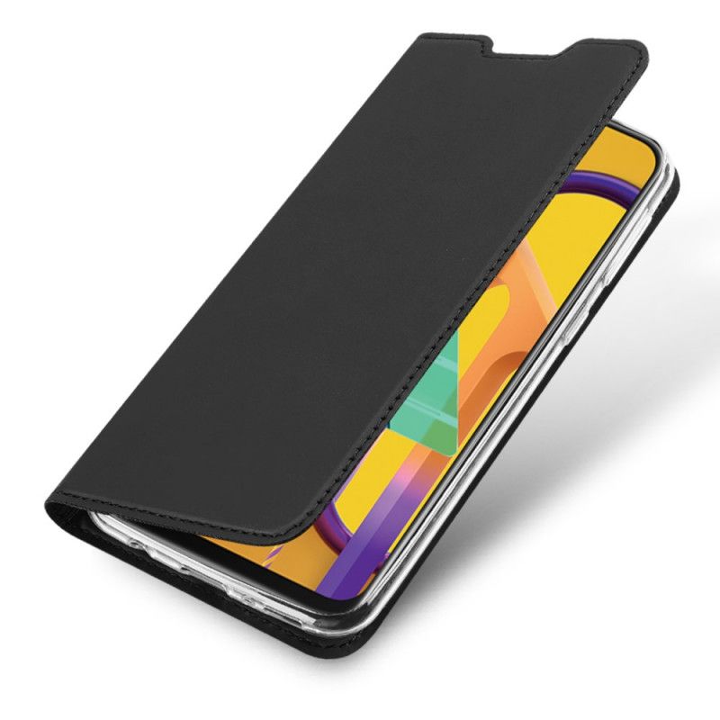 Flip Cover Samsung Galaxy M21 Skin Pro Dux Ducis