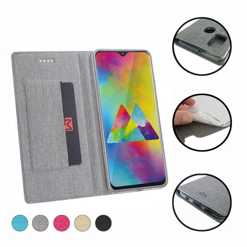 Flip Cover Samsung Galaxy M21 Texturée