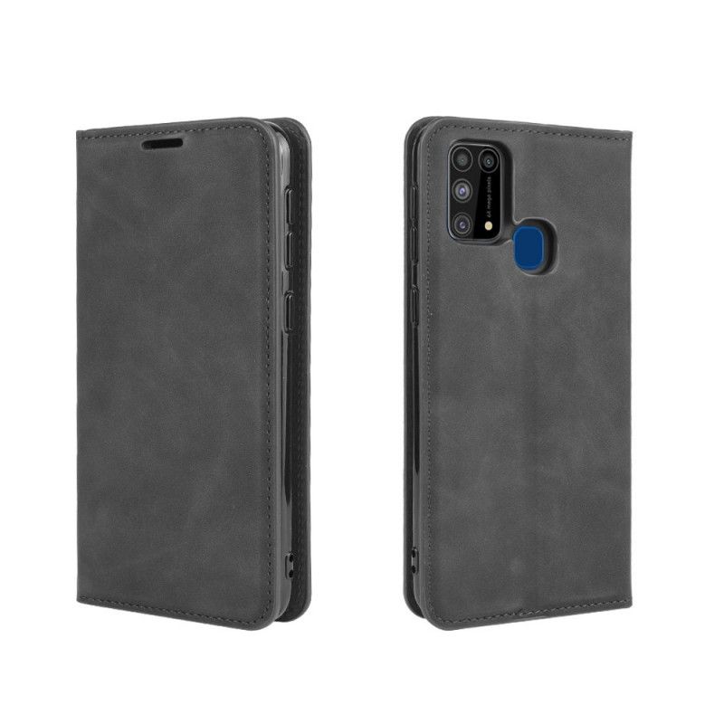 Flip Cover Samsung Galaxy M31 Effet Cuir Douceur