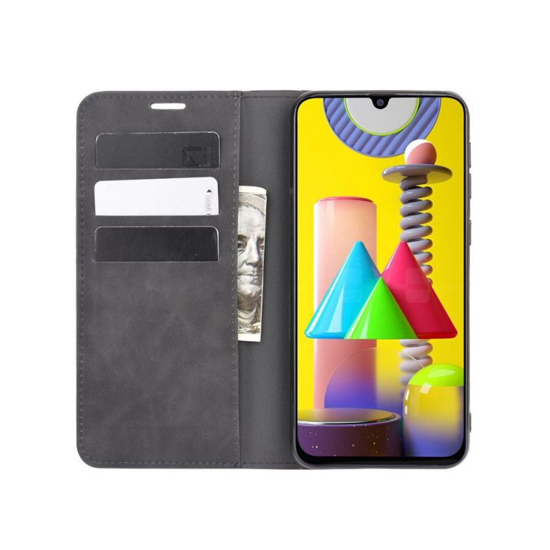 Flip Cover Samsung Galaxy M31 Effet Cuir Douceur