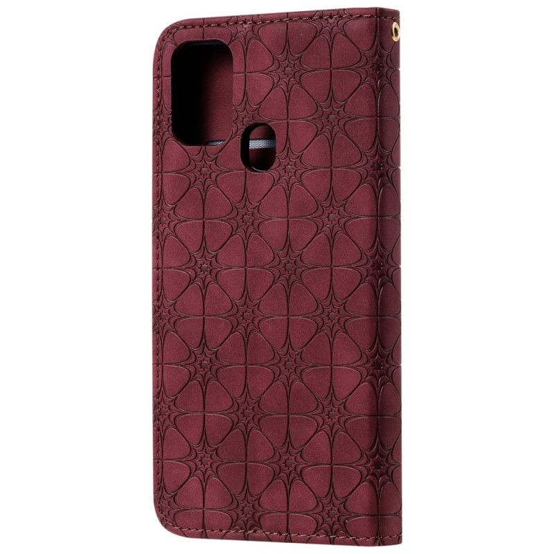 Flip Cover Samsung Galaxy M31 Fleurs Baroques