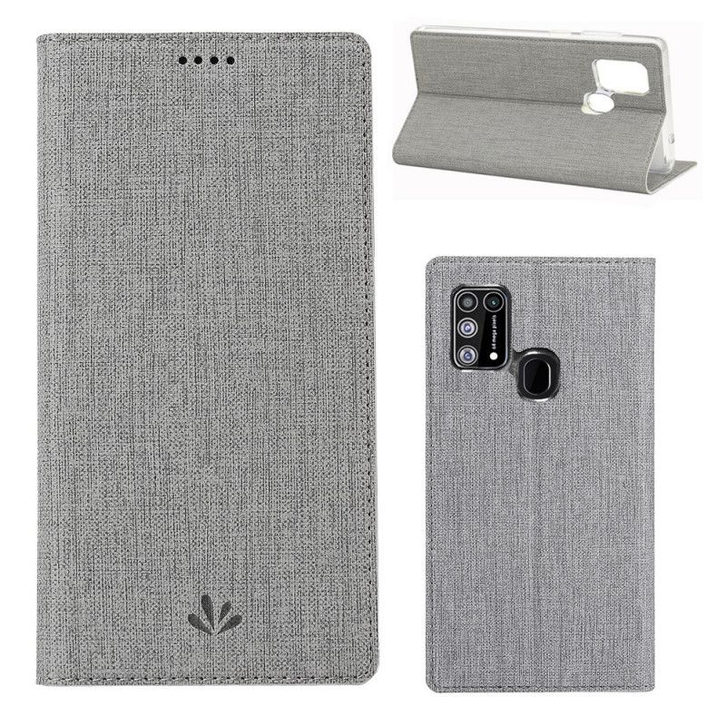 Flip Cover Samsung Galaxy M31 Texturée Vili Dmx