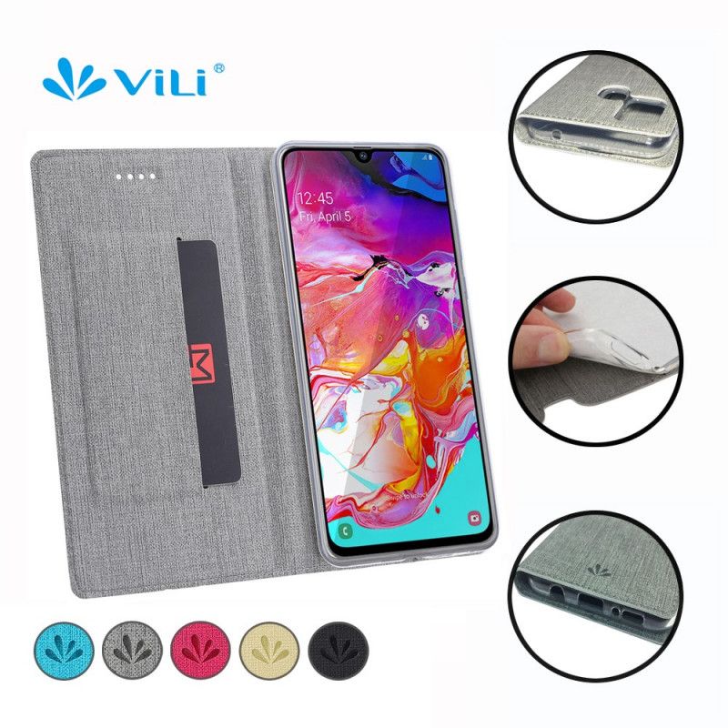 Flip Cover Samsung Galaxy M31 Texturée Vili Dmx