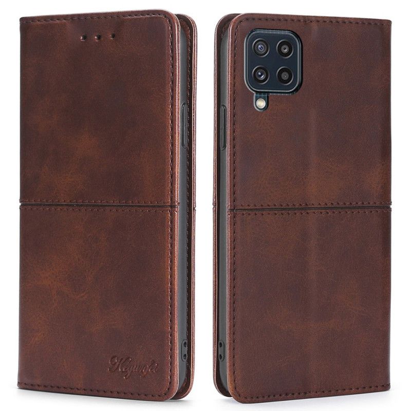 Flip Cover Samsung Galaxy M32 Style Cuir Couture