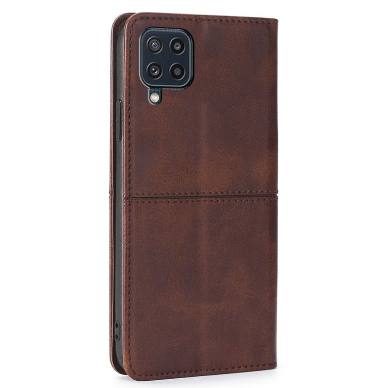 Flip Cover Samsung Galaxy M32 Style Cuir Couture