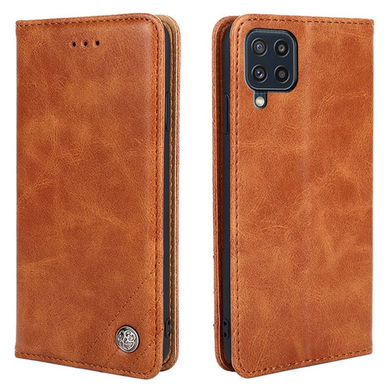 Flip Cover Samsung Galaxy M32 Style Cuir Rivet