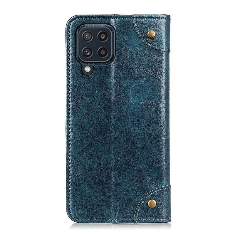 Flip Cover Samsung Galaxy M32 Version Rivets Vintage