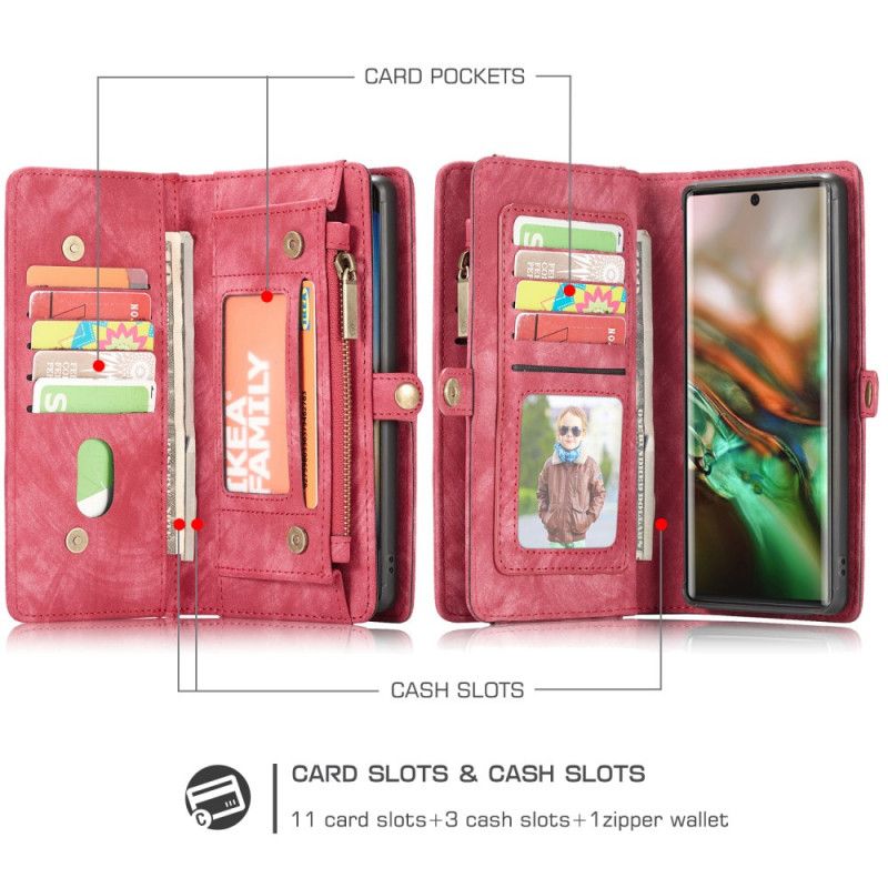 Flip Cover Samsung Galaxy Note 10 Caseme Portefeuille Et Coque