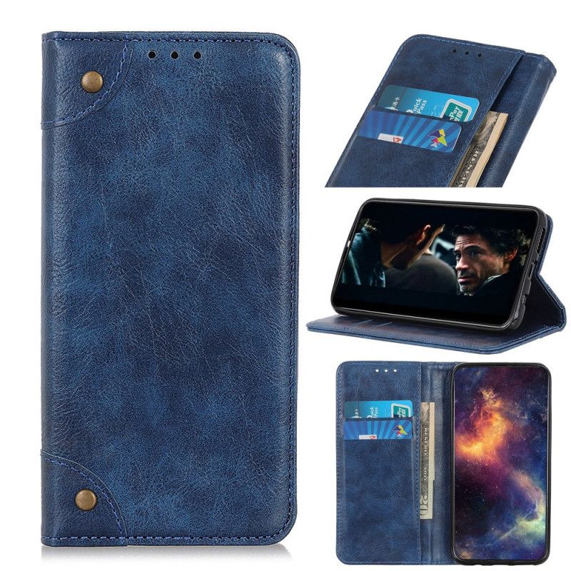 Flip Cover Samsung Galaxy Note 10 Lite Version Rivets Vintage