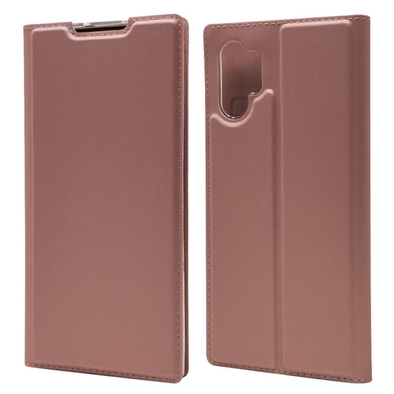 Flip Cover Samsung Galaxy Note 10 Plus Fermoir Magnétique