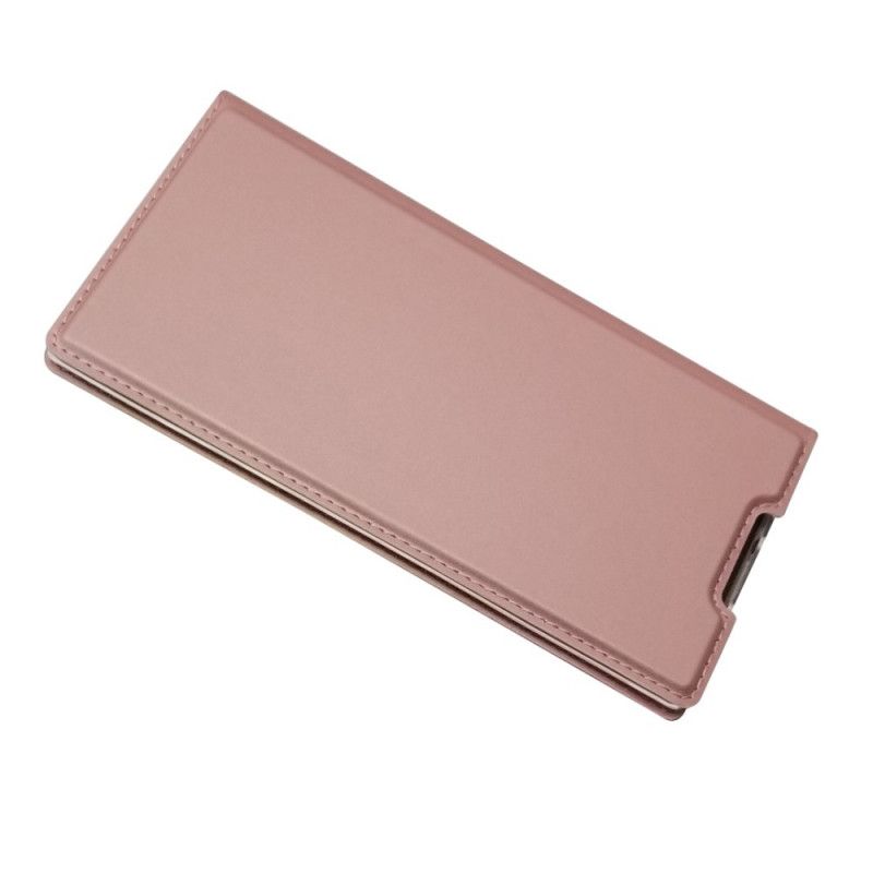 Flip Cover Samsung Galaxy Note 10 Plus Fermoir Magnétique