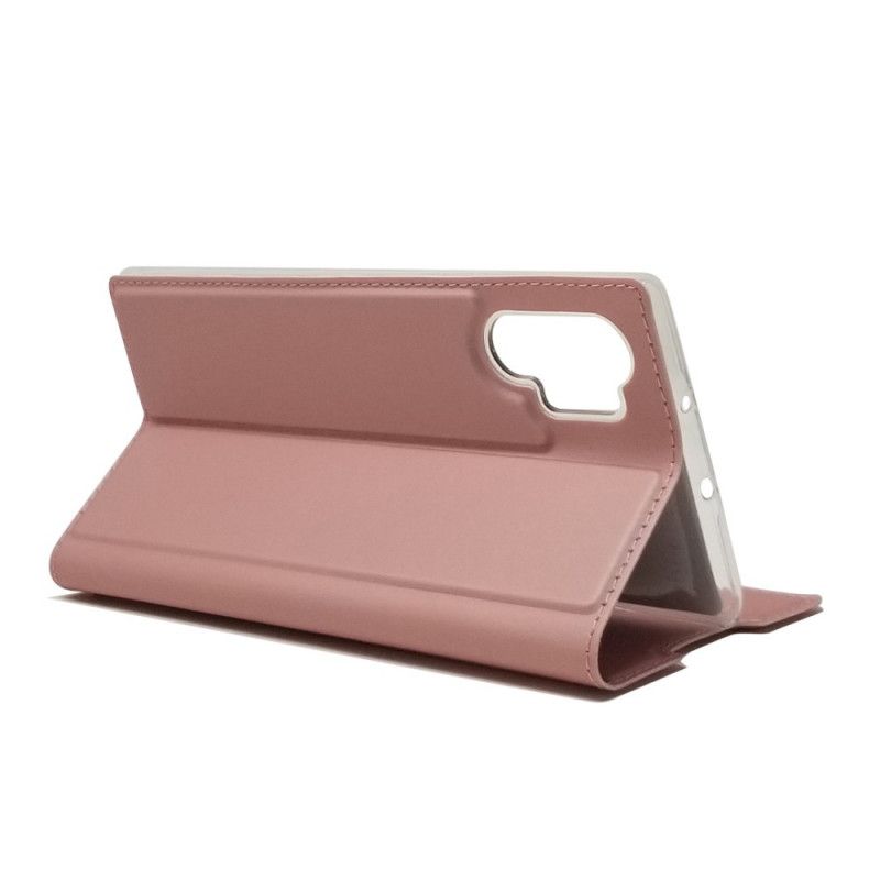 Flip Cover Samsung Galaxy Note 10 Plus Fermoir Magnétique