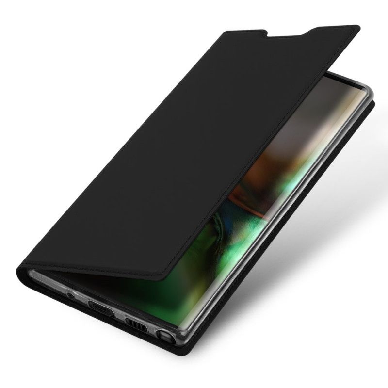 Flip Cover Samsung Galaxy Note 10 Skin Pro Dux Ducis