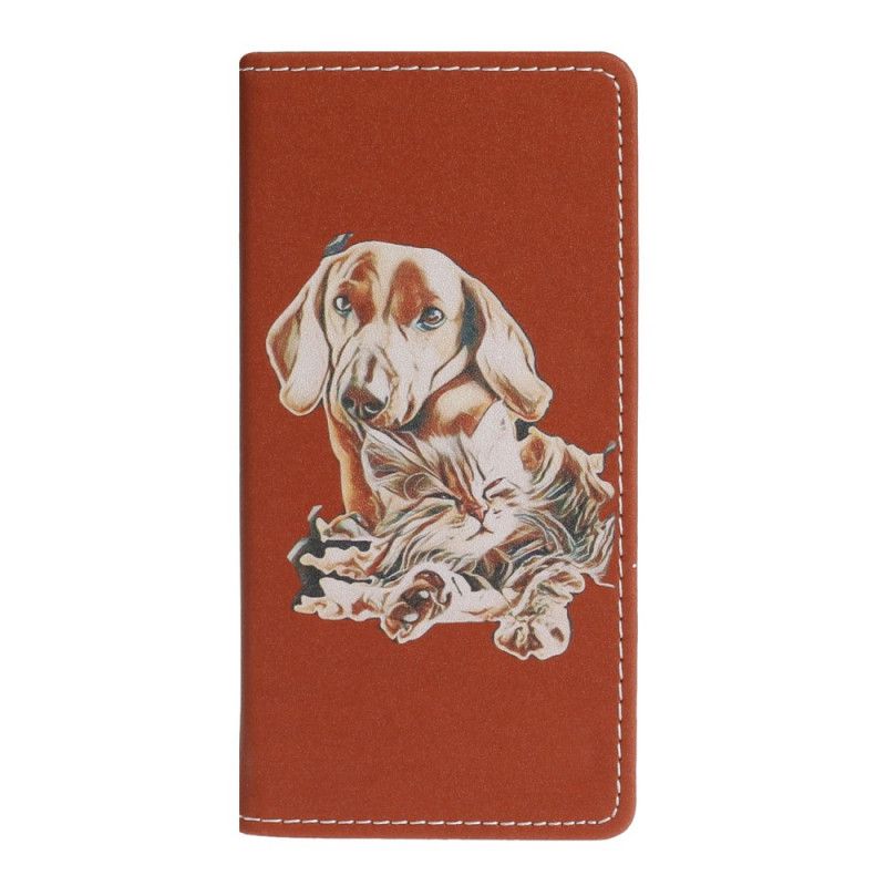 Flip Cover Samsung Galaxy Note 20 Chien Et Chat