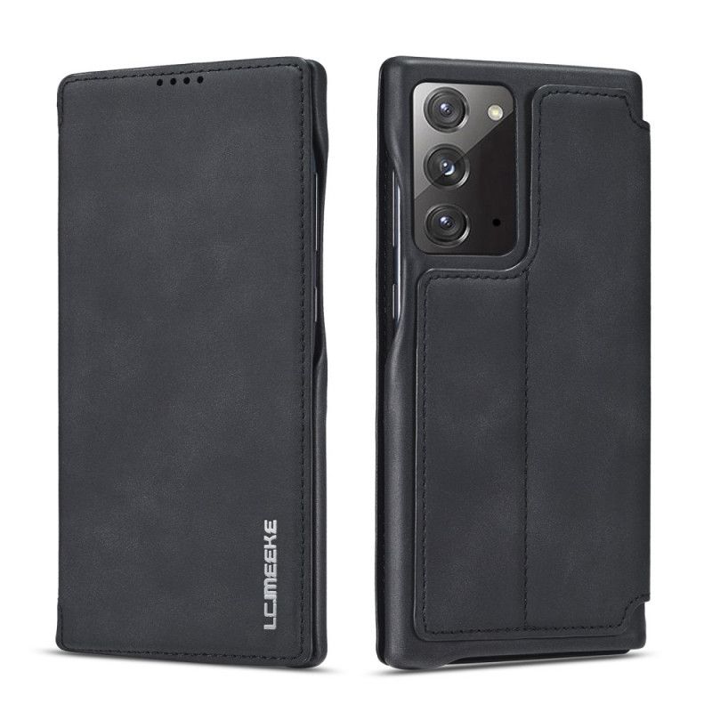 Flip Cover Samsung Galaxy Note 20 Lc.imeeke Effet Cuir