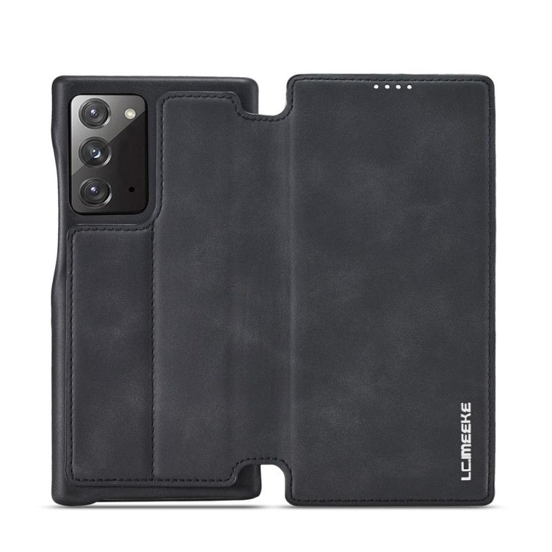 Flip Cover Samsung Galaxy Note 20 Lc.imeeke Effet Cuir