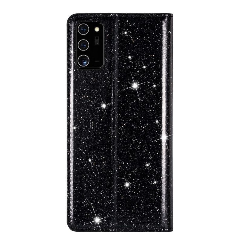 Flip Cover Samsung Galaxy Note 20 Style Paillettes